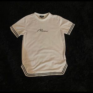 White mesh shirt